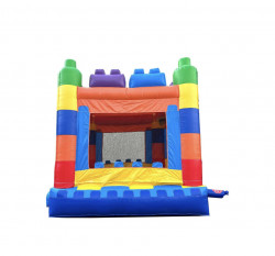 IMG 5075 1696996482 Building Block Castle Bounce House w/Basketball Hoop